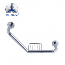Showy 7027 S/Steel Handrail Bar with Soap Holder